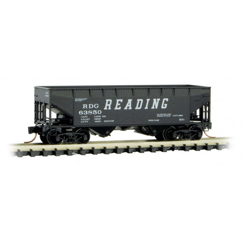 Micro-Trains 05500221 N Reading 33' Twin Bay Offset Side Hopper #63850
