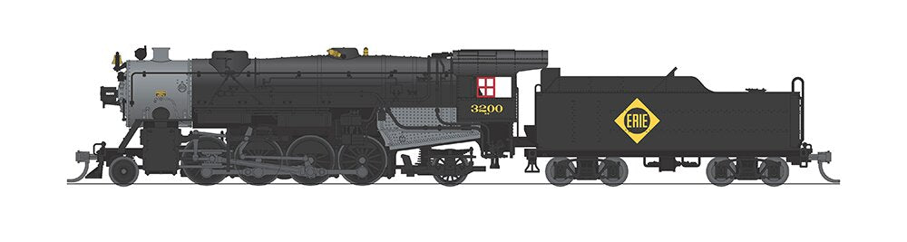 Broadway Limited 5704 N Erie USRA Heavy Mikado Steam Locomotive Sound #3200