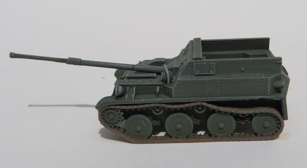 Trident Miniatures 87176 HO ZIS-3 Anti-Tank Gun Plastic Model Kit