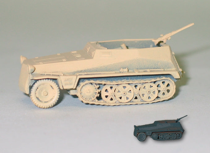 Trident Miniatures 902471 HO SdKfz 250 Series Half-Tracks 250/7 Mortar Carrier