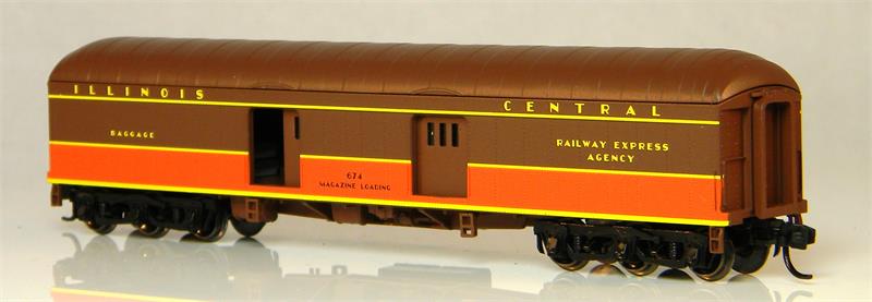 Wheels of Time 399 N Illinois Central 64' Magazine Loading Car #674