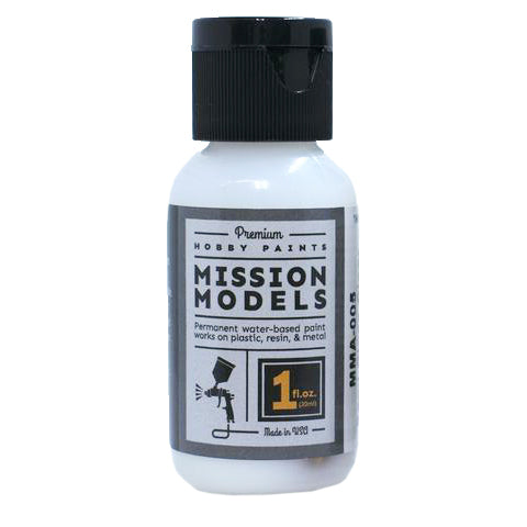Mission Models MMA-005 Clear Coat Semi Gloss Acrylic Paint - 1 oz. Bottle