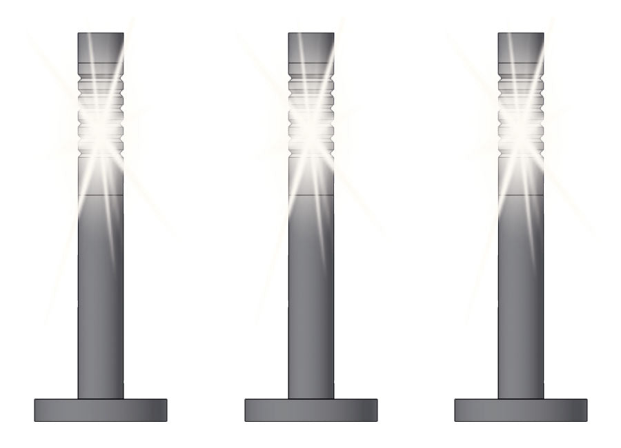 Viessmann Modellspielwaren 6162 HO Bollard Lights w/ White LED (Pack of 3)