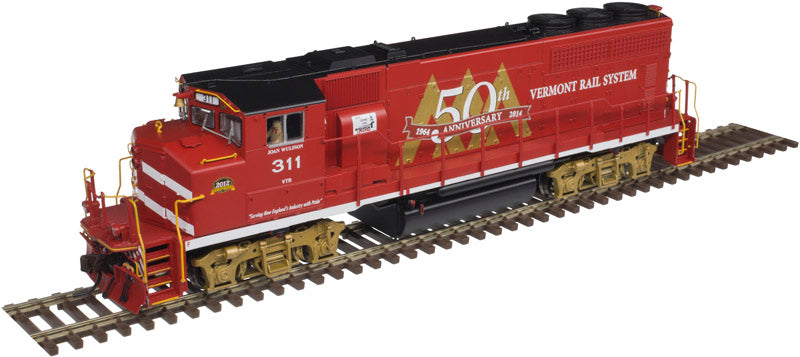 Atlas 10002725 HO Vermont Railway GP40-2(W) Gold Series Diesel Locomotive #311