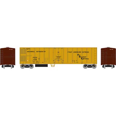 Roundhouse 71671 HO Fruit Growers Express 50' SS Mechanical Reefer #11438