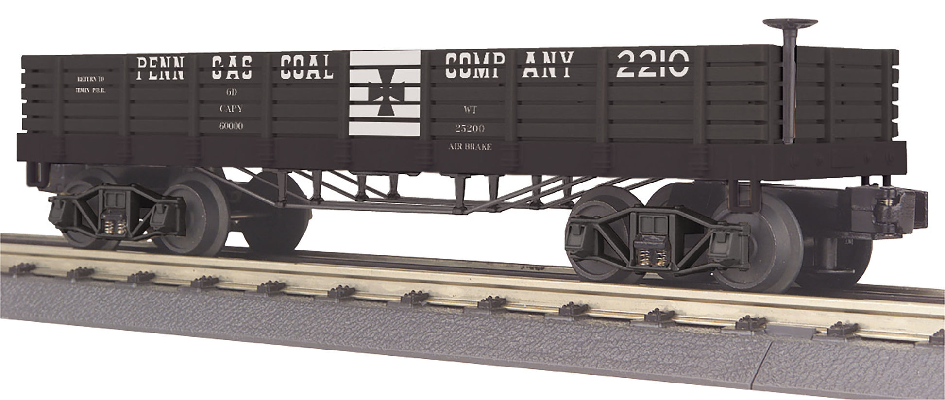 MTH 30-72202 O Penn Gas Coal Company 19th Century Gondola #2210