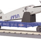 MTH 30-76764 O U.S. Airforce RailKing Flatcar with Airplane #28015