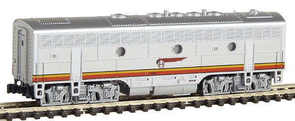 Kato 176-2211-LS N Santa Fe Warbonnet EMD F7B Diesel Locomotive #300/301/304