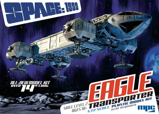 MPC 913 1:72 Space:1999 14" Eagle Transporter Plastic Model Kit