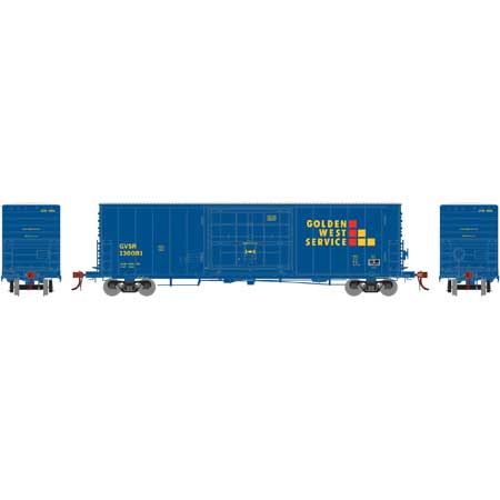Athearn G69377 HO Golden West Service 50' PC&F SS Box with 14' Plug Door #136081