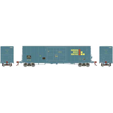Athearn G69396 HO SSW/GWS 50' PC&F SS Box with 14' Plug Door #23702