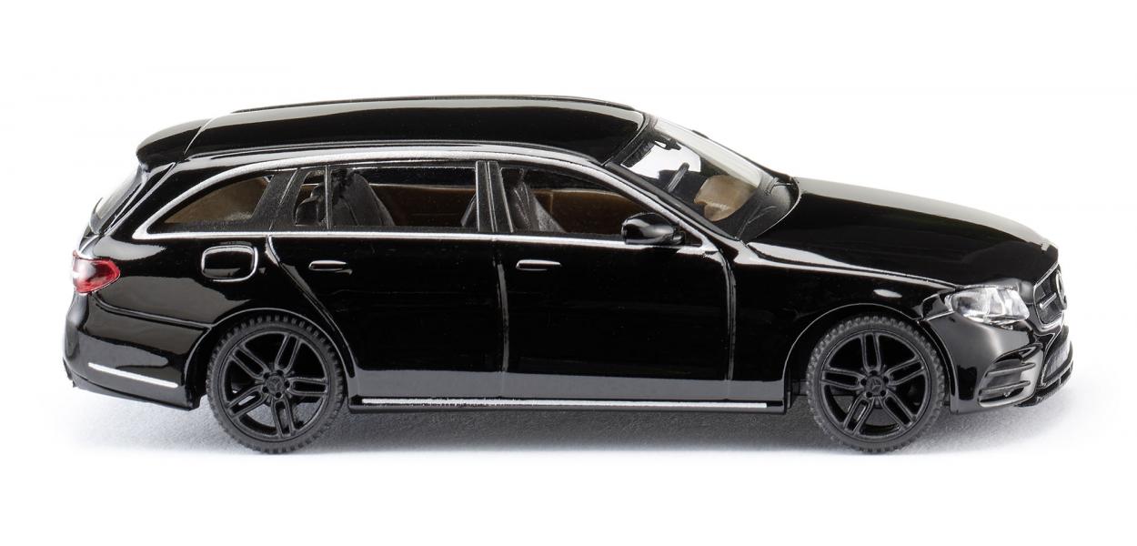 Wiking 022707 HO/1:87 Mercedes-Benz E-Class S213 AMG Black Car