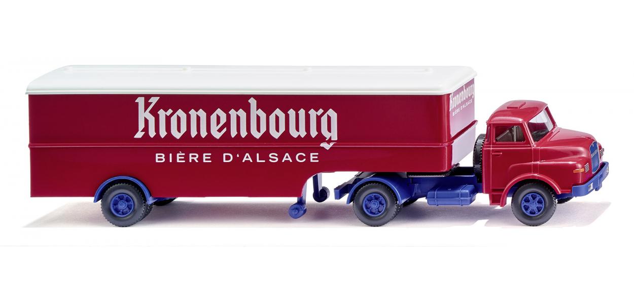 Wiking 051322 HO/1:87 Kronenbourg Box Semi-Trailer