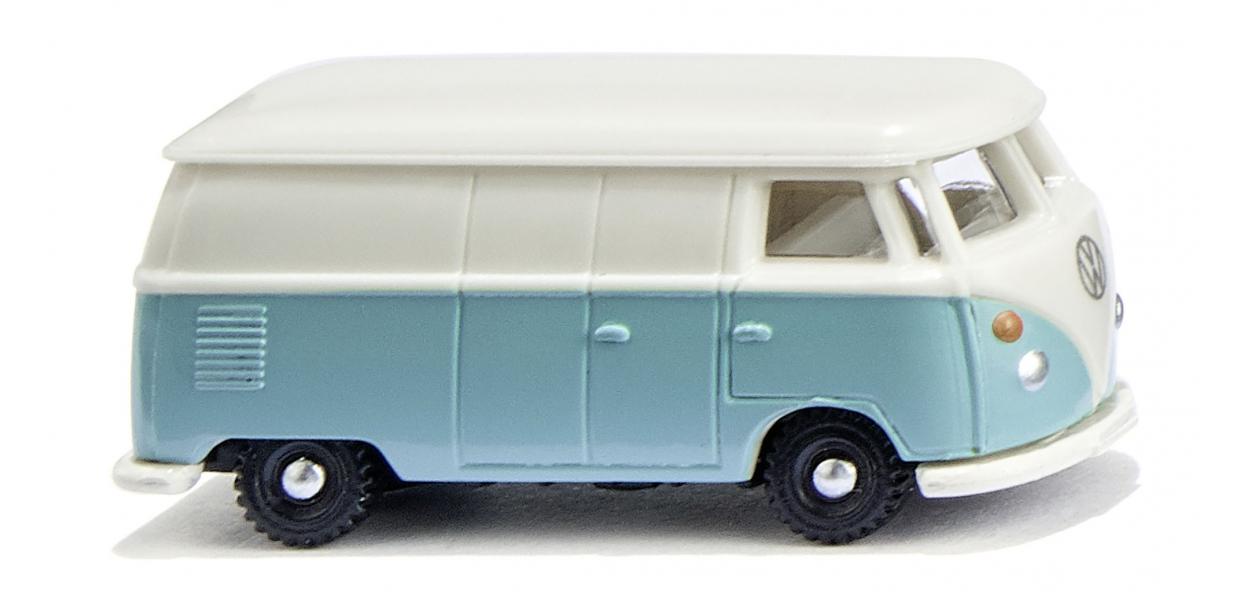 Wiking 093201 N/1:160 Volkswagen T1 Pastel Turquoise / Cream White Box Van