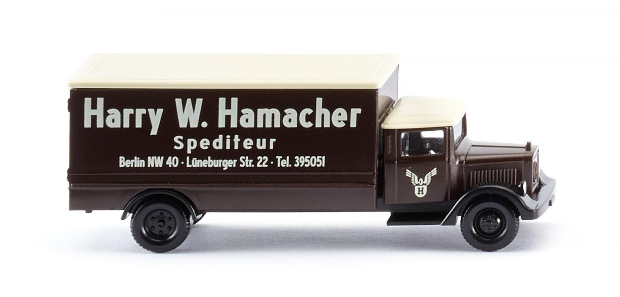 Wiking 094407 N/1:160 Spedition Hamacher - Mercedes-Benz L 2500 Box Truck