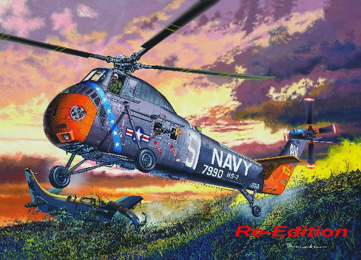 Trumpeter 02882 1:48 US Navy H-34 Rescue Military Aircraft Helicopter Model Kit