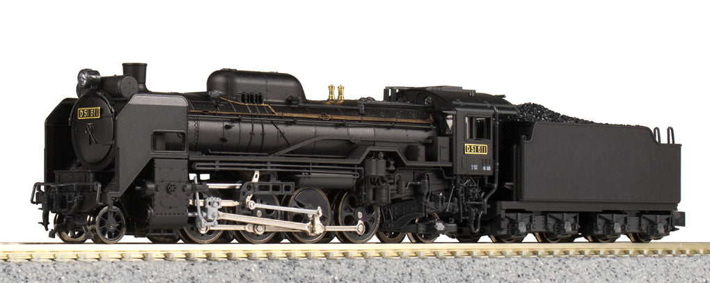 Kato 2016-9 N D51 Standard Form Steam Locomotive