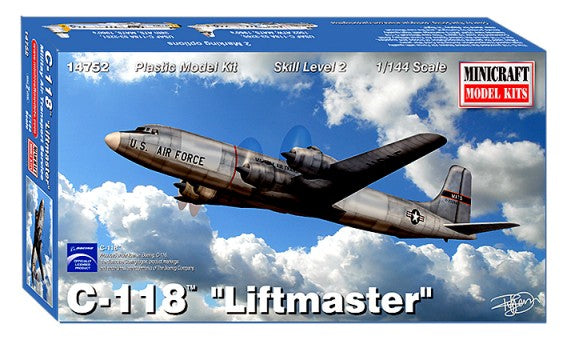 Minicraft 14752 1:144 C118 Liftmaster Aircraft Plastic Model Kit