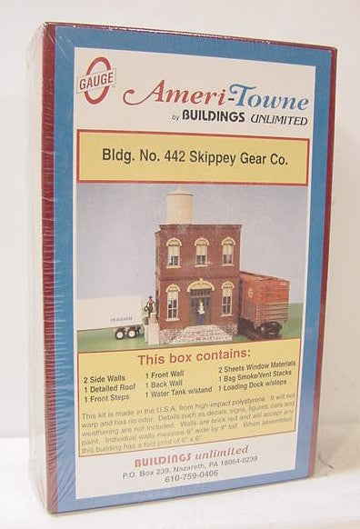 Ameri-Towne 442 O Gauge Skippey Gear Company Industrial Building Kit