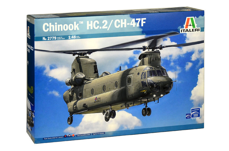 Italeri 2779 1:48 Chinook HC1 (CH47D) Military Aircraft Helicopter Model Kit