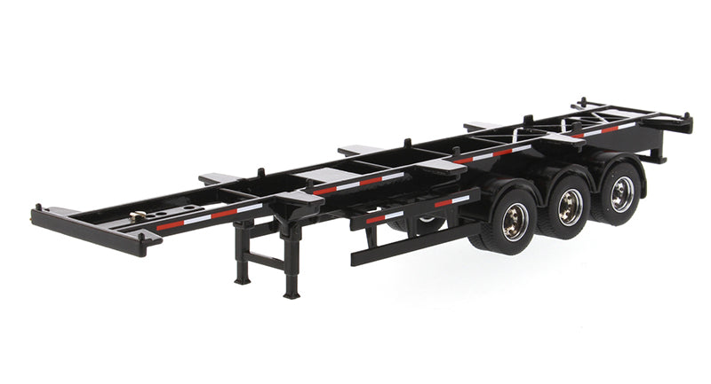DieCast Masters 91024 1:50 40' Skeletal Trailer in Black (Trailer Only)