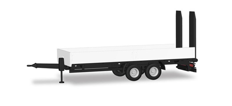 Herpa 076913 HO Utility Trailer with Ramps