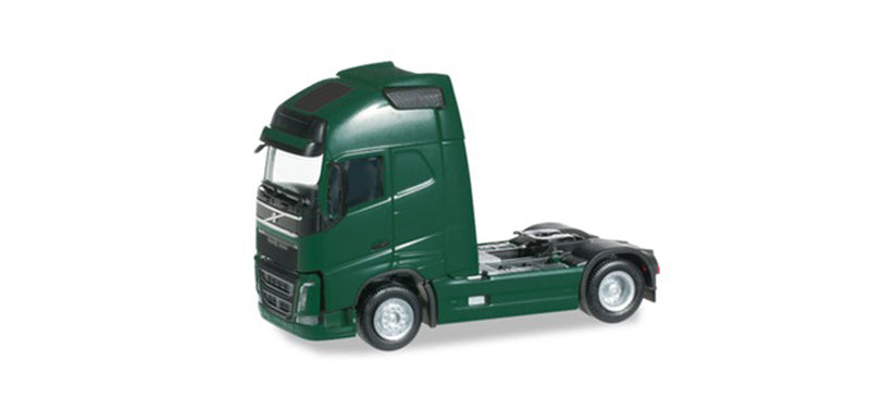 Herpa 303972DKGR HO Dark Green Cab Only Volvo FH GL XL Tractor