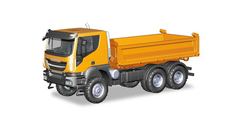 Herpa 309998 HO 6x6 Iveco Trakkar 3-Way Dump Truck