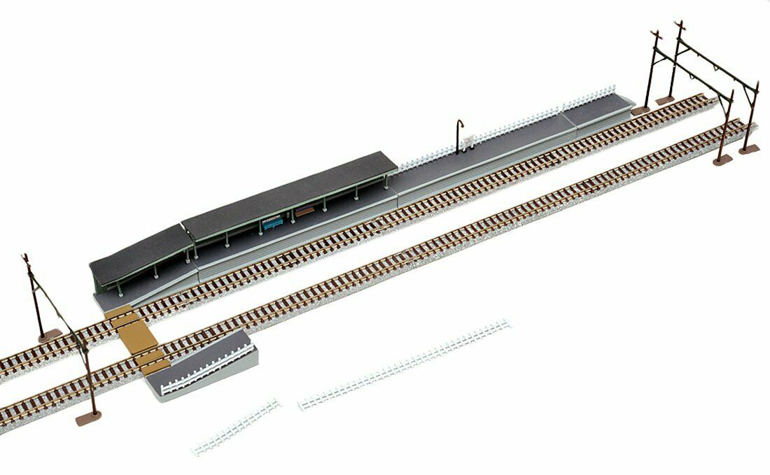TomyTec 259343 N Platform Set with Multiple Track