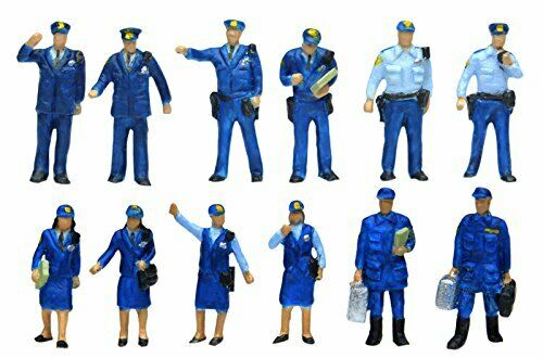 TomyTec 285199 N Policemen Figures (Set of 12)