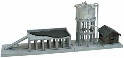 TomyTec 292395 N Locomotive Servicing Water Tower and Coal Bunker Building Kit