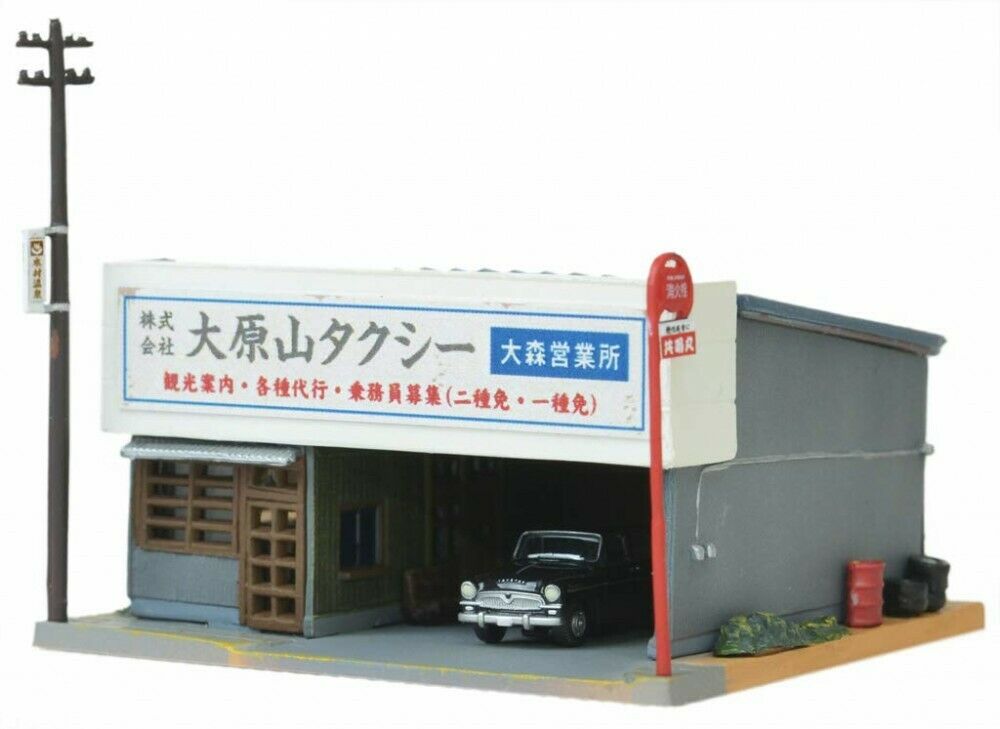 TomyTec 293767 N Day and Night Taxi Stand Building Kit
