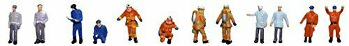 TomyTec 288060 N Firefighters Figures (Set of 12)