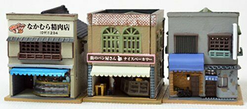 TomyTec 286486 N Bakery, MeatMarket, SushiRestaurant-Bar Building Kit (Set of 3)