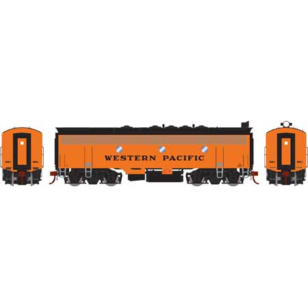 Athearn G22705 HO Western Pacific/Freight F7B Diesel Locomotive #918c