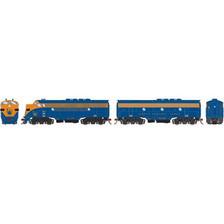 Athearn G22848 HO CNJ/Freight F3 A/B Diesel Locomotive with DCC & Sound #53/#B