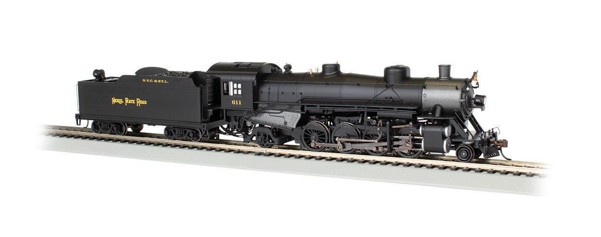 Bachmann 54307 HO Nickel Plate 2-8-2 Steam Locomotive with DCC and Sound #611