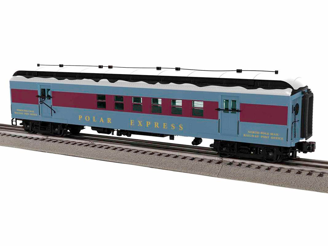 Lionel 1927351 O The Polar Express 60' RPO with White Roof