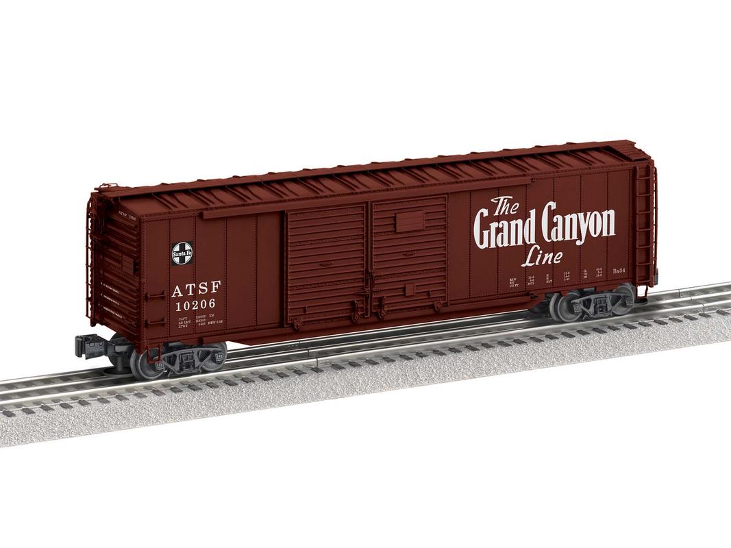 Lionel 1926441 O Santa Fe Grand Canyon 50' Double Door Boxcar #10206