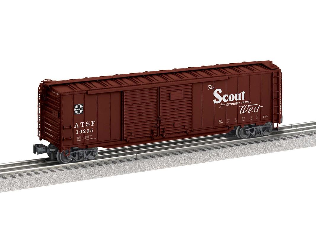 Lionel 1926442 O Santa Fe Scout 50' Double Door Boxcar #10295