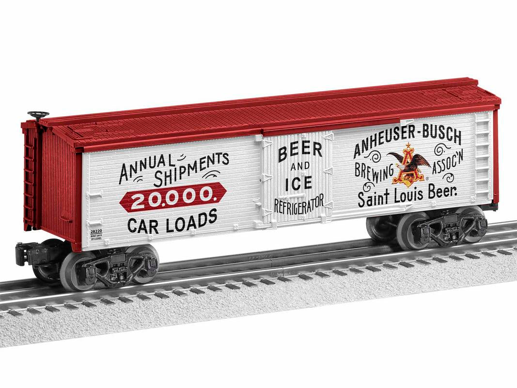 Lionel 1928220 O 1890's Anheuser Busch Beer Reefer Car