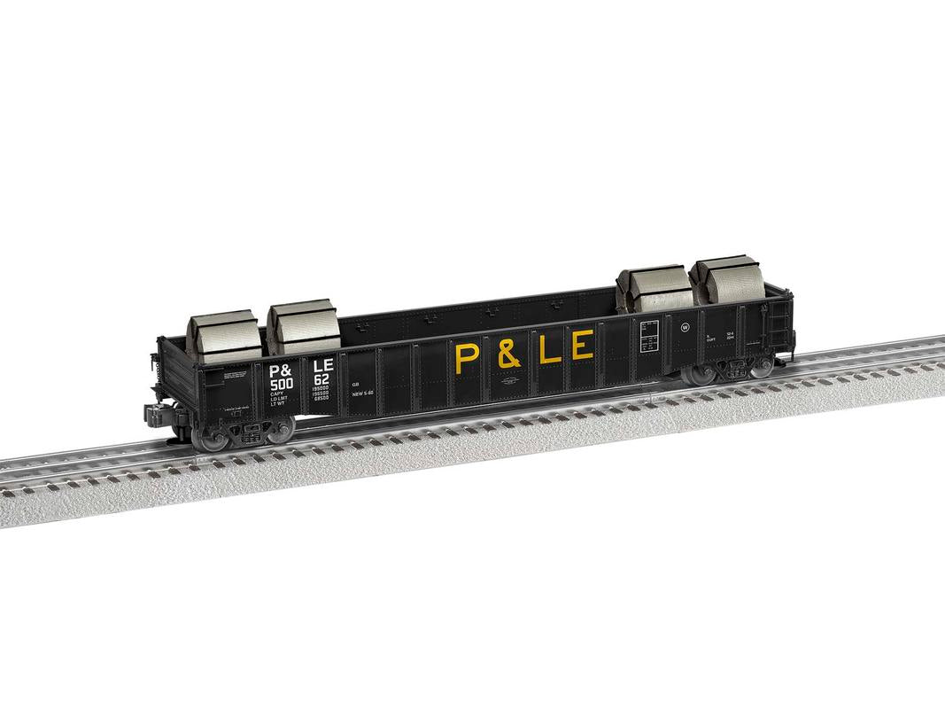 Lionel 1926351 O Pittsburgh and Lake Erie 52' Coil Gondola #50062
