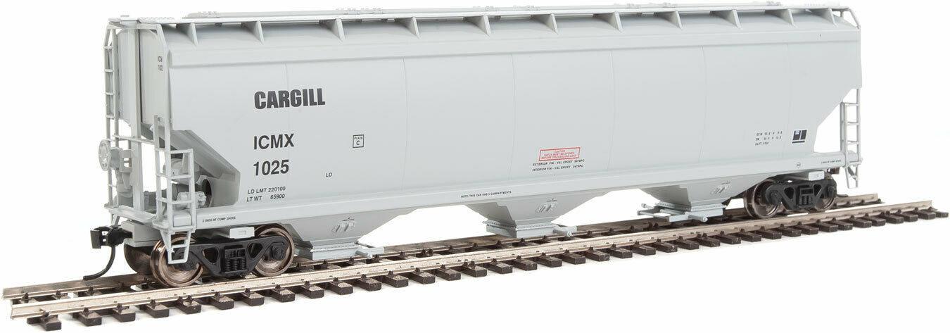 Walthers 910-7614 HO Cargill ICMX 60' NSC 5150 3-Bay Covered Hopper #1025