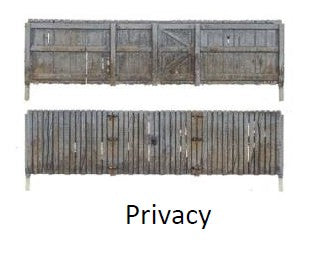 Woodland Scenics A2985 HO Privacy Fence