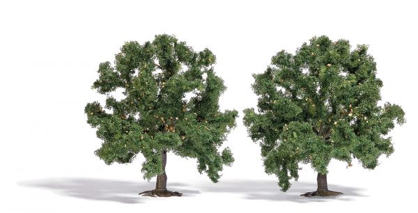 Busch 6856 HO Chestnut Trees (Pack of 2)