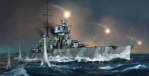 Trumpeter 05348 1:350 Fiume Italian Heavy Cruiser Military Ship Model Kit