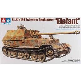 Tamiya 35325 1:35 German Heavy Destroyer Elefant Military Tank Model Kit