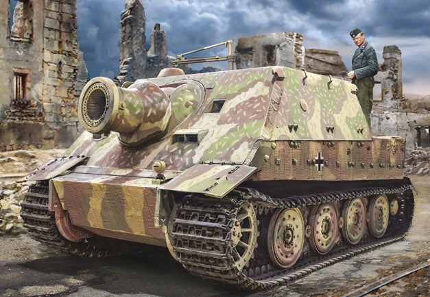 Italeri 6573 1:35 38 cm RW 61 auf Sturmmoser Tiger Tank Plastic Model Kit