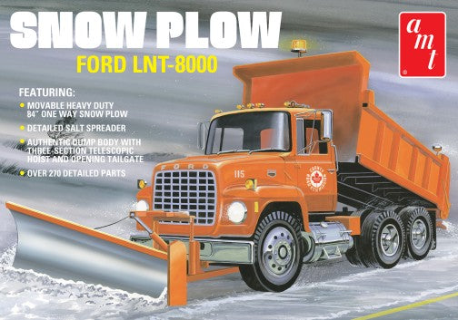 AMT 1178 Ford LNT-800 Snow Plow Model Truck Kit