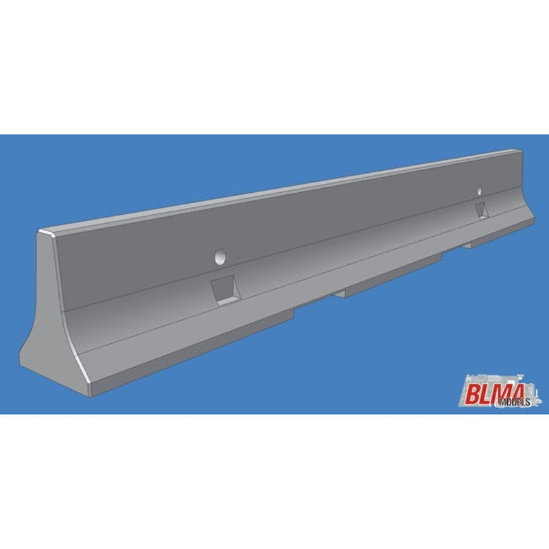 Atlas BLMA8107 Z Concrete K-Rail Barriers (Pack of 12)